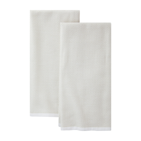 Better Homes & Gardens Papyrus-Beige Cotton-and-Polyester Woven Dual-Purpose Oversized Kitchen Towels 2 Pack