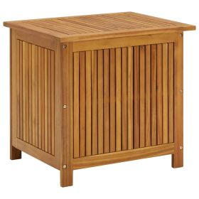 Patio Storage Box 23.6"x19.7"x22.8" Solid Wood Acacia